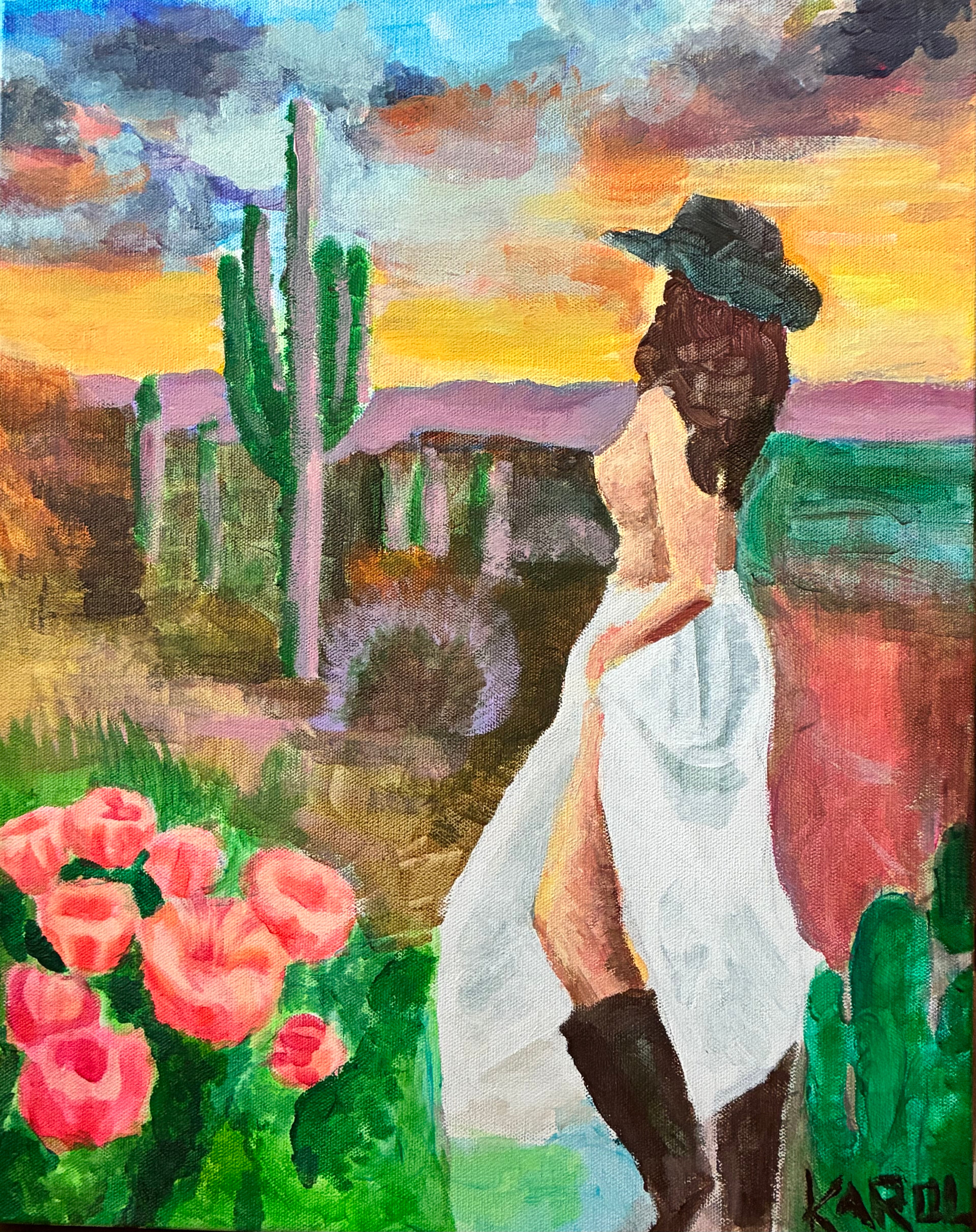 Women in Desert